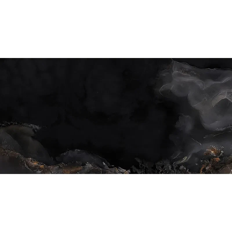 Onyx Black Porcelain Tile 24x48" | 36x36" | Mosaic - Tilevanity.com
